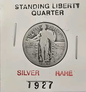 1927 Standing Liberty Quarter- Rare Silver