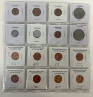 (8) Buffalo Nickles, (8) Old Jefferson Nickles, (8) Wheat Pennies, (8) Old Lincoln Pennies, & (8) Foreign Coins - 2