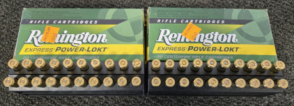 (2) Boxes Of 222 Remington 50 GR. Power-Lokt (20) Cartridges/Per Box