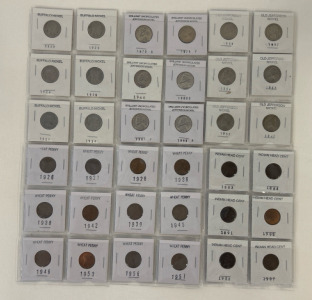 Wheat Pennies, Indian Head Cents, Buffalo Nickles, & Jefferson Nickles