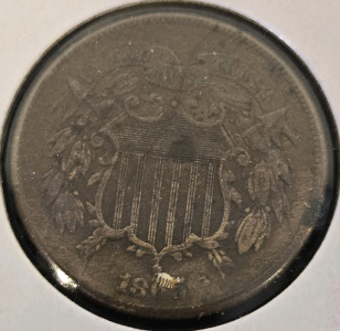 1865 Two Cent Piece