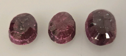 (3) Madagascar Oval Cut Rubys