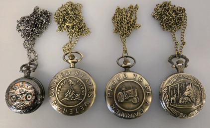 (4) Hunters Case Pocket Watches