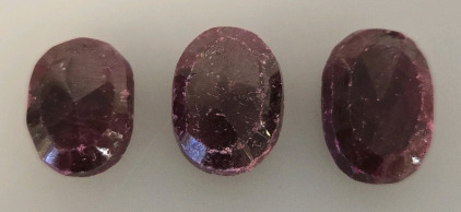 (3) Madagascar Oval Cut Rubys