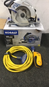 Kobalt Circular Saw, Stud Sensor and Extension Cord