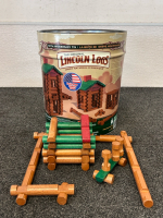Vintage Lincoln Logs and Melissa and Doug Bead Mazes