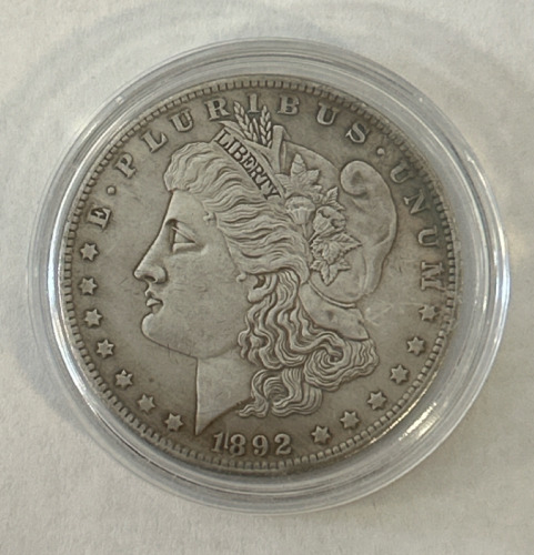1892 P Morgan Silver Dollar