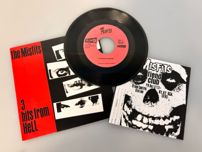 The Misfits 45 RPM Record (1981) With Fiend Club Insert