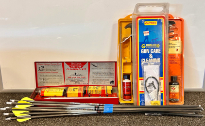 Gun Cleaning Kits/ Accessories, Gun Lock and Group Of Arrows