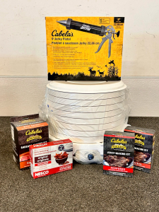 New Nesco Dehydrator With Cabelas Jerky Making Kits