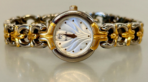 Gold Toned Woman's Bulova Watch