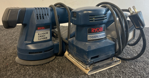 Ryobi Random Orbit Sander, Ryobi Finishing Sander