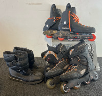 Records, Rollerblades, Car / Mower Parts & Christmas Sled - 4