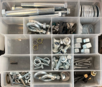 Lots of Hardware, Parts, Nuts, Sockets, & Poker Chips - 2