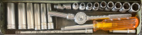 Tools Including Pipe Wrenches, Hammers, Socket Set, Paper Cutter, Etc. - 3