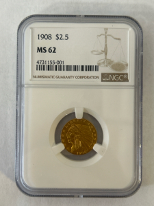 1908 $2.5 Dollar