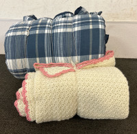 Various Blankets, Set of Christmas Dishes, & More - 3