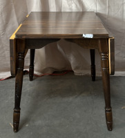Dark Oak Flip-Top Table - 3