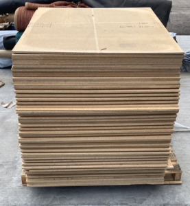 Pallet of 44”x32”x 3/8” Particle Board