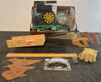 Box Of Tools — Sawblades, Small Parts, Handled Tools, Handsaws & More