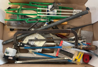 Box Of Tools — Sawblades, Small Parts, Handled Tools, Handsaws & More - 4