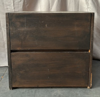 2-Drawer Wooden Nightstand