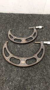 (2) Starrett Micrometers