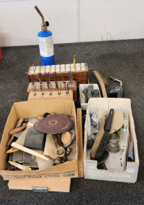 Piercing Saw Blades, Sandpaper, Propane Tank, And More!