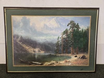 42" x 30" Albert Bierstadt Mount Corcoran Print