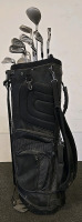 (12) Golf Clubs w/Knight Golf Bag - 2
