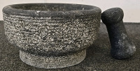 Stone Mortar and Pestle, Cookie Jar, Vase - 2