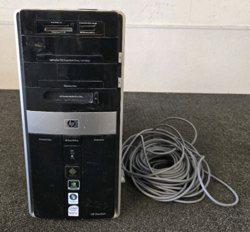 HP Pavilion Desktop Computer w/ Long Ethernet Cable