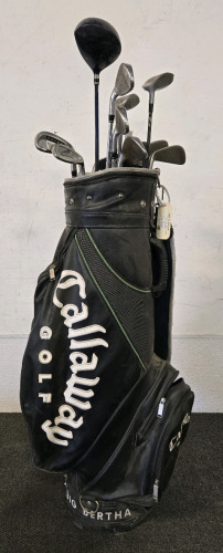 (15) Golf Clubs w/Callaway Golf Bag