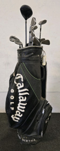 (15) Golf Clubs w/Callaway Golf Bag
