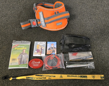 Service Dog Vest, (2) Fishing Lures & More