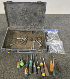 Toolbox Of Sockets & Screwdrivers