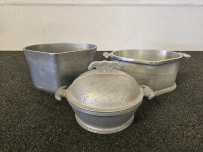 (3) Aluminum Pots - 2 Are Gardian Service Brand