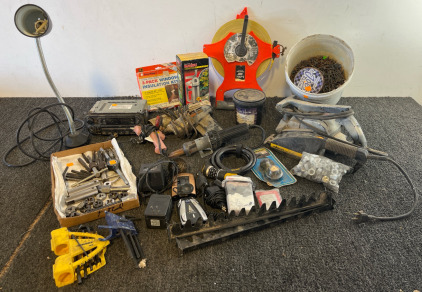 Craftsman electric hand planer, Wagner Power Scraper, Soldering Iron, Tap & Die Set & Much More