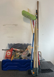Tub Of Small / Meduim Sized Tools / Parts & Tools With Handlesticks