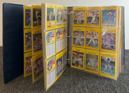Fleer 1991 Baseball Cards Full Binder