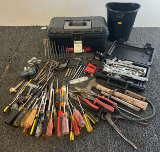 Socket Wrench Set, Husky Toolbox, Hex Keys, Screwdrivers & More