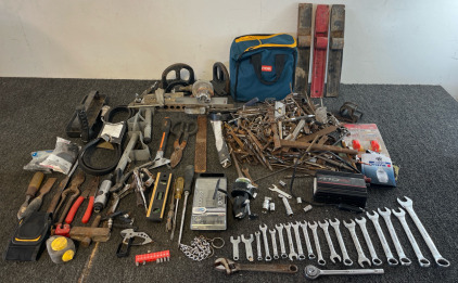 Tools Including Combination Wrenches, Screwdrivers & Bits, Drill Bits, Hex Keys, Etc.