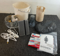 Tools Including Central Machinery 1 in. x 30 in. Belt Sander, Ryobi Battery Charger, Outlet Covers & Much More - 9