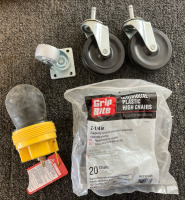 Braided Hoses, Front Rubber Coil Spring Boosters, Various Books & Manuals, 12 Pack Wall Outlets & Other Items - 2