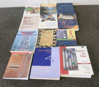 Accounting, Business Law, Marketing, Calculus Books, And More!