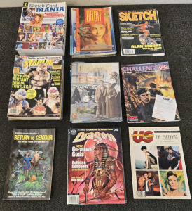 Collection Of Vintage Magazines - Starlog, Amazing, Dragon, Science Fiction & More