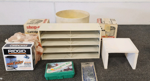 Shop Vac Cartridge Filters, Sportsman Kit First Aid, Planting Pot, Braun 8585 Activator Electric Shaver, And A Vintage Braun Electric Shaver And More.