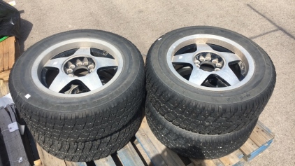 (4) Winter Trax Studded Tires
