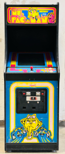 MS. PAC-MAN Arcade Machine With Preloaded Games Including: Ms. Pac-Man, Donkey Kong, Dig Dug, Galaga, Space Invaders, Frogger