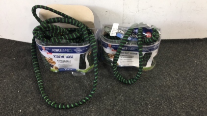 (2) Power Living Flex-able Xtreme Hoses